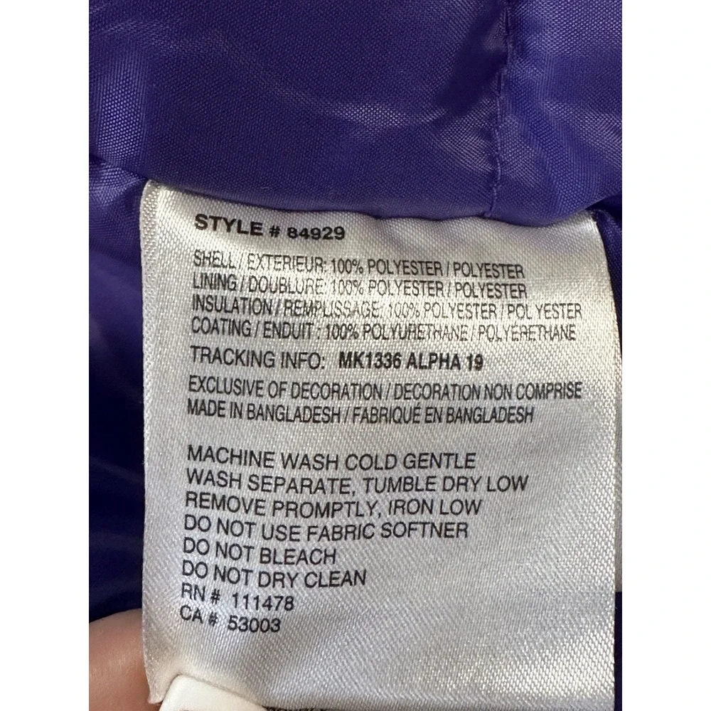 Arctix Suncatcher Insulated Winter Jacket Purple Multicolor Youth Medium‎